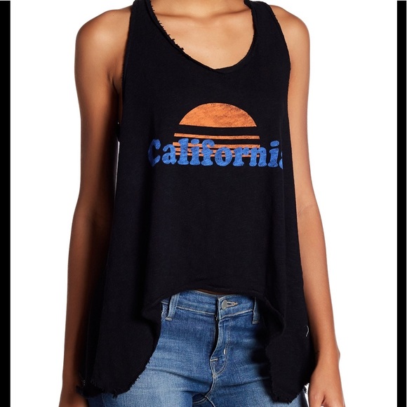 NWT Michelle by Commune California Sharkbite Tank - Picture 2 of 5